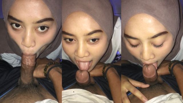 Bokep Dinda Jilbab Kulum Kontol Sampai Keluar Air Liur